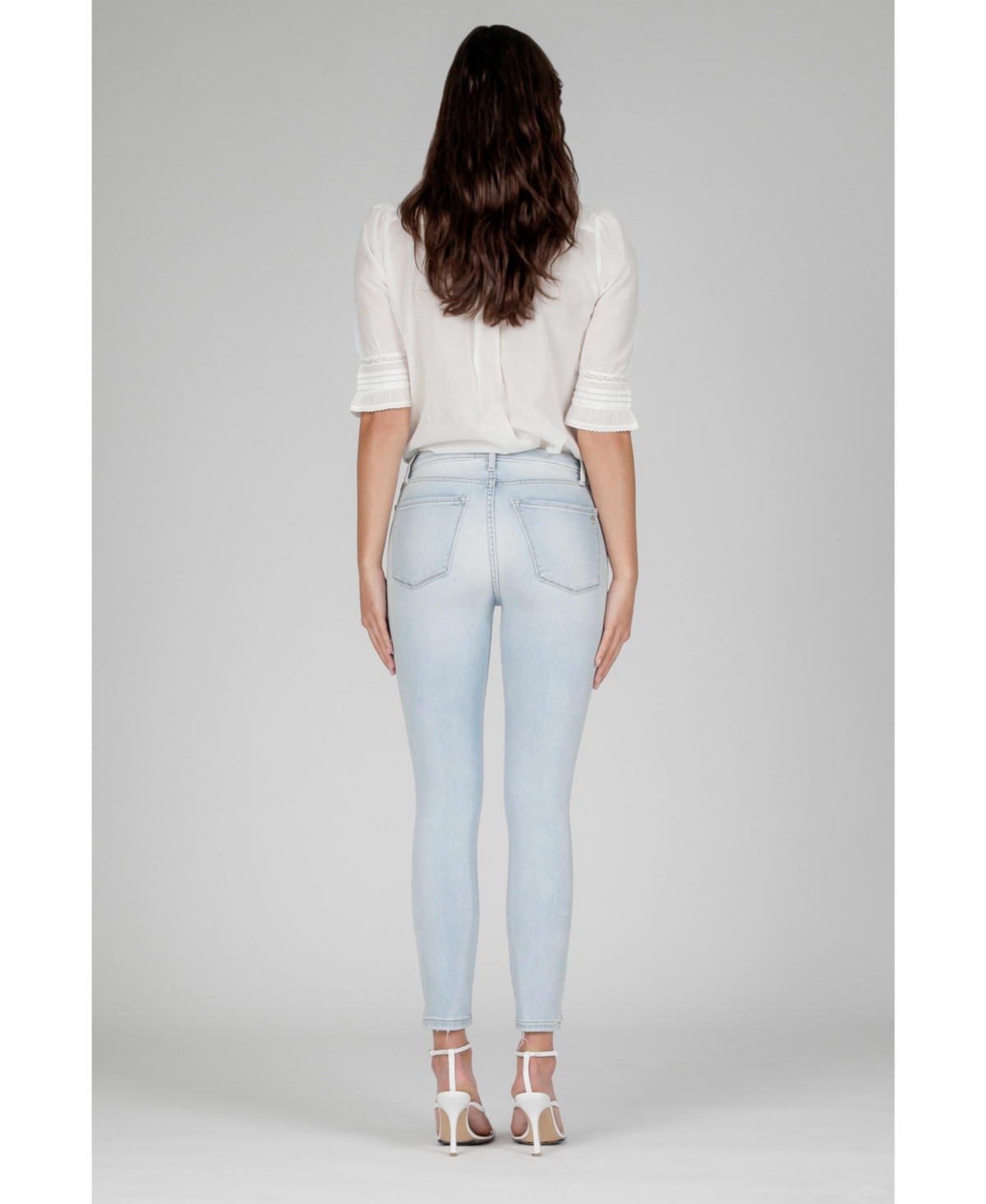 Black Orchid Denim Women's Kate Super High Rise Skinny Jean -pastel Blue