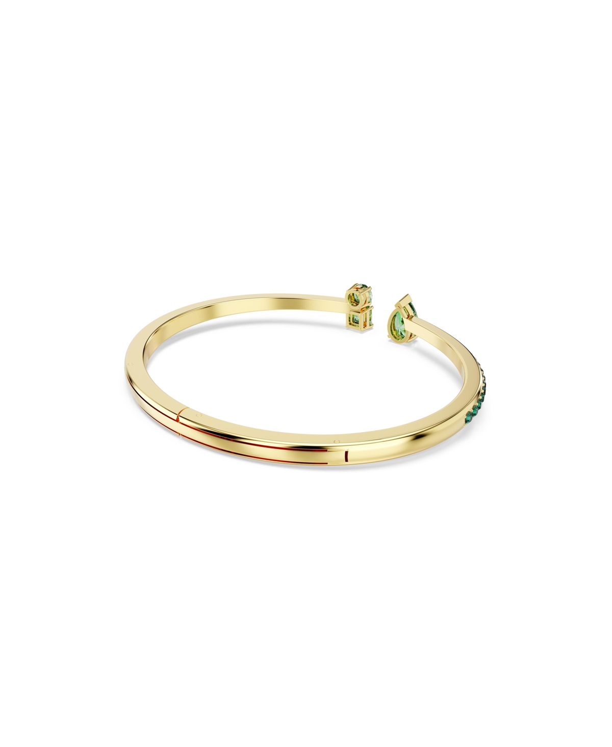 SWAROVSKI MIXED CUTS GOLD-TONE PLATED MATRIX CUFF BRACELET 