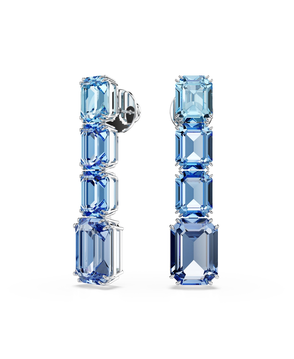 Swarovski Millenia Drop-ohrhänger In Blue
