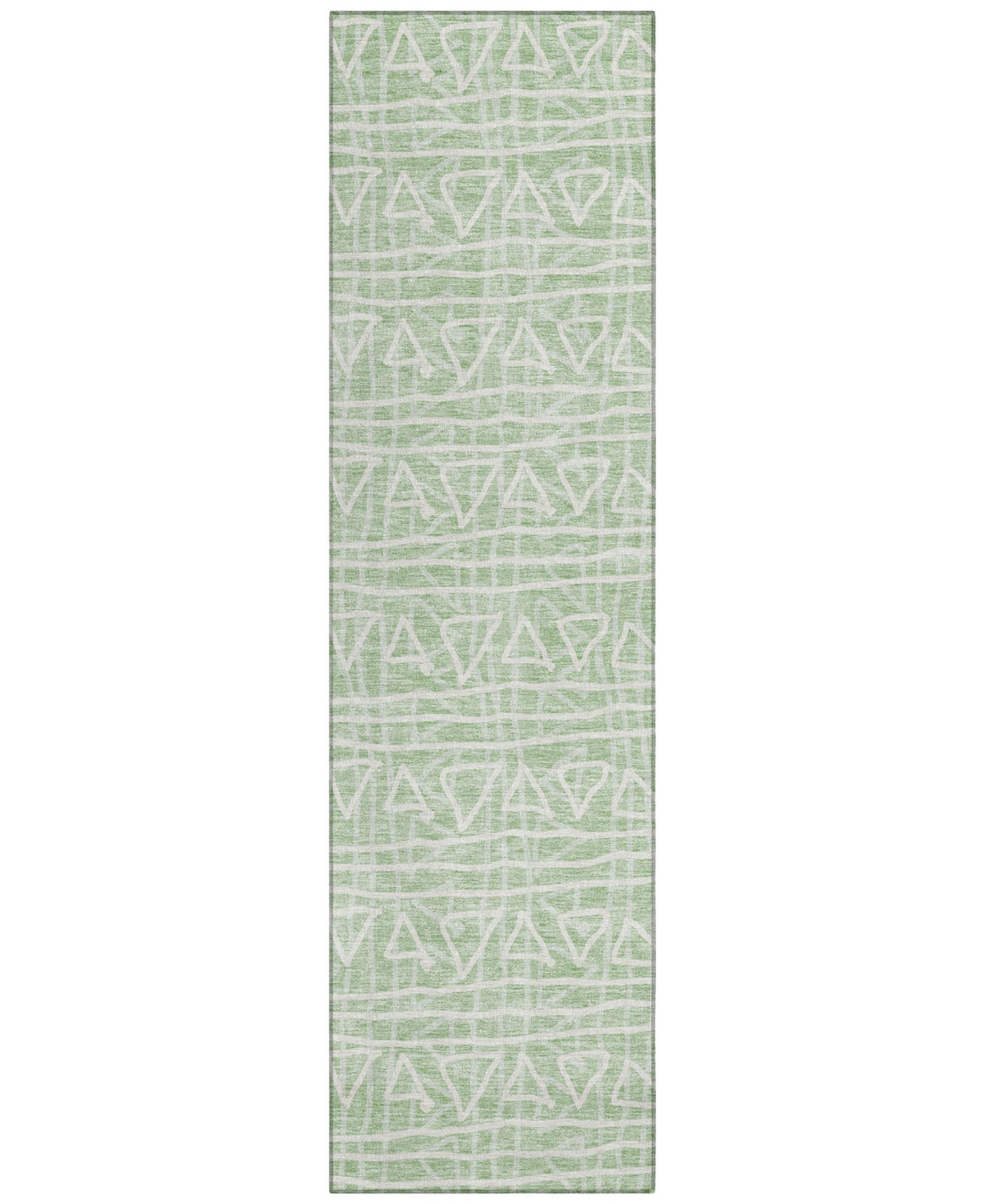 Addison Chantille Acn730 2'3"x7'6" Runner Area Rug In Mint