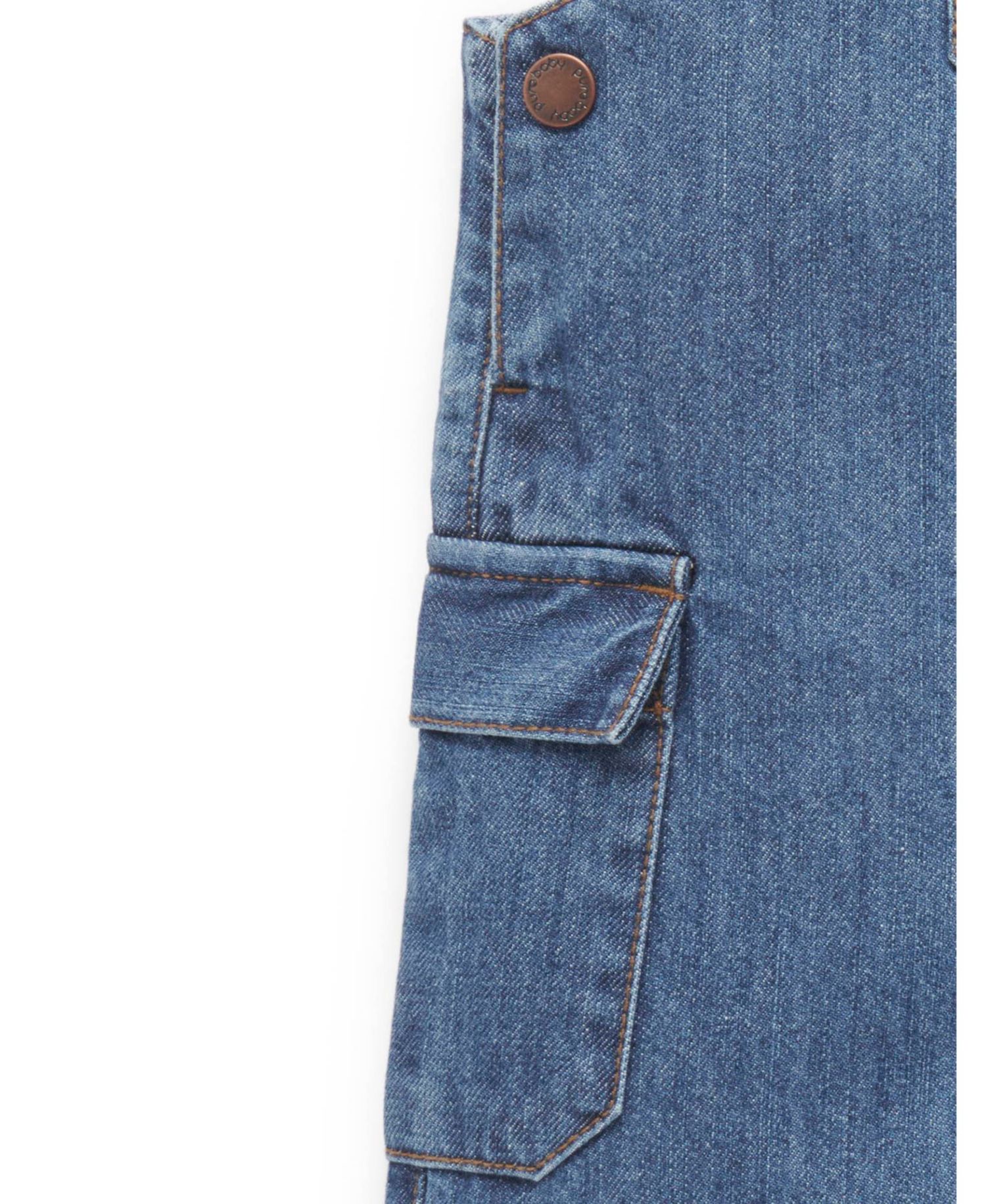 Baby Boy Denim Overall Set