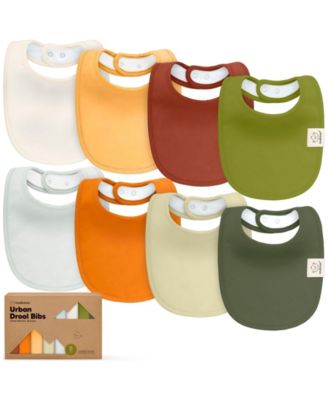 8pk Baby Bibs for Boy, Baby Drool Bib for Baby Boys and Girls, Infant Teething Bibs
