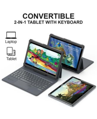 A1 10"Android Tablet With Docking Keyboard - 128GB  with 50 Disney E-Books and 30 Video Books