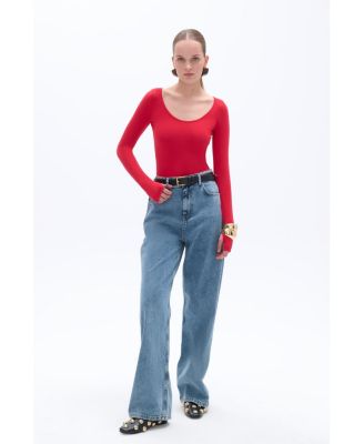 Women's Crew Neck Bodysuit