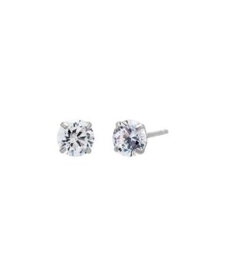 Solitaire Stud Earring 14K
