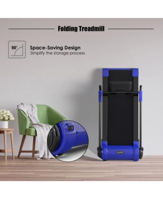 Folding 2.25HP Electric Treadmill Running Machine w/ LED Display