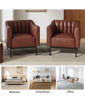 Benjamin Industry 30" Wide Chair with Solid Back