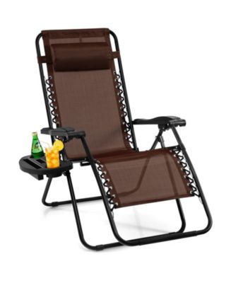 INOLAIT Outdoor Folding Zero Gravity Reclining Lounge Chair Macy's