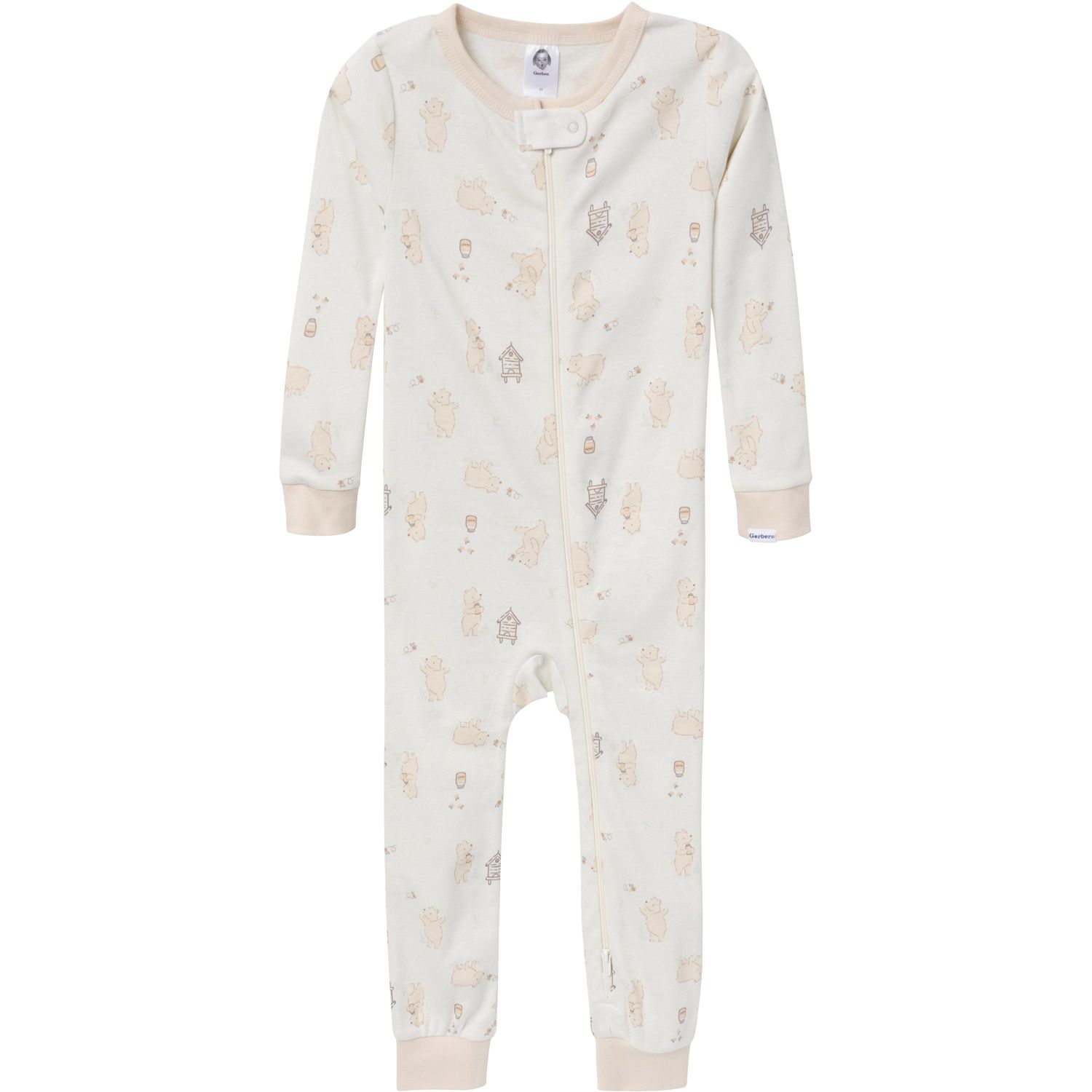 Baby Girls' Snug Fit Footless Pajamas, 3-Pack