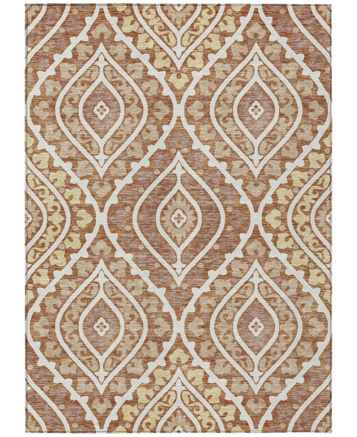 Addison Chantille Acn761 9'x12' Area Rug In Paprika