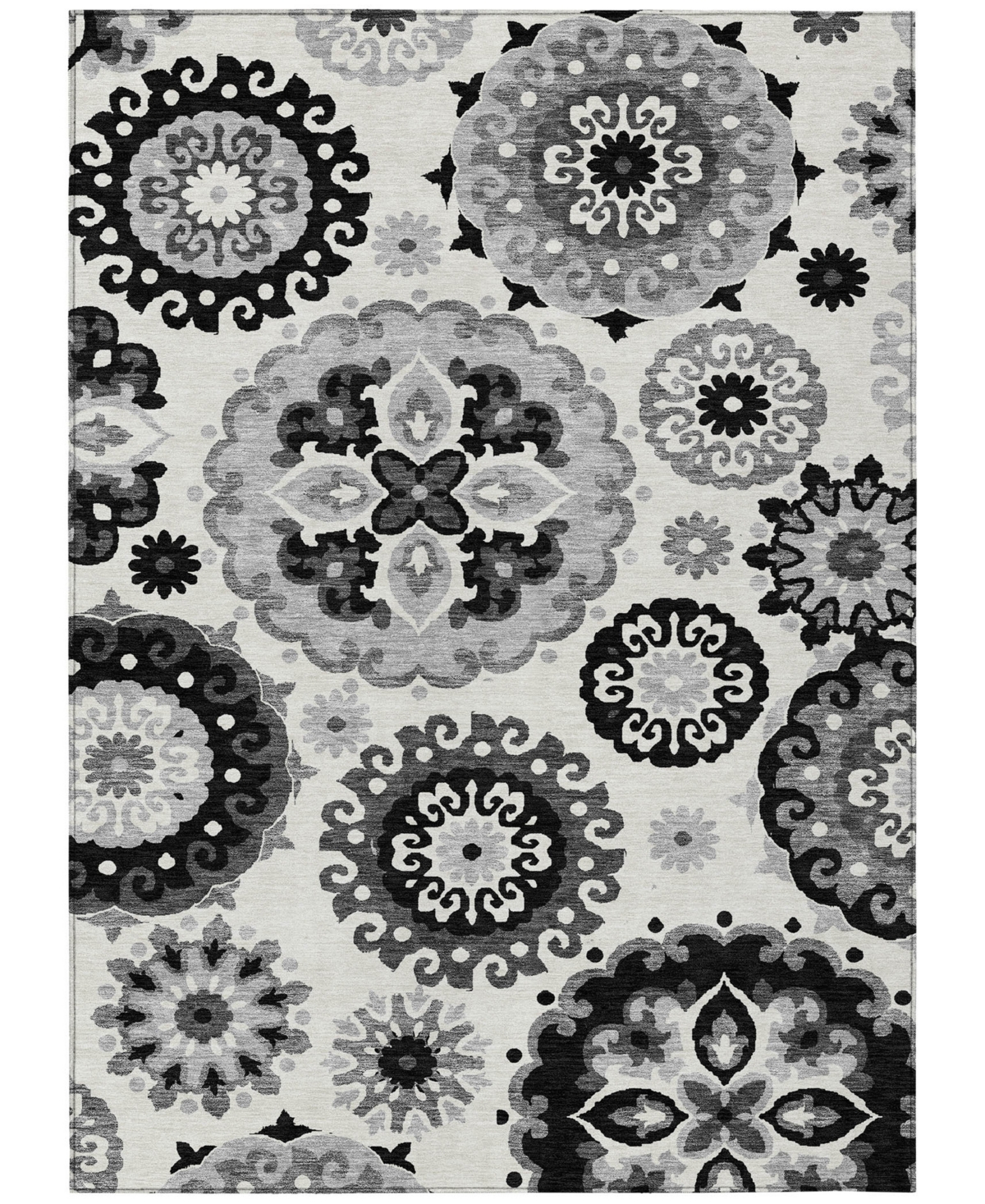 Addison Chantille Acn763 8'x10' Area Rug In Black
