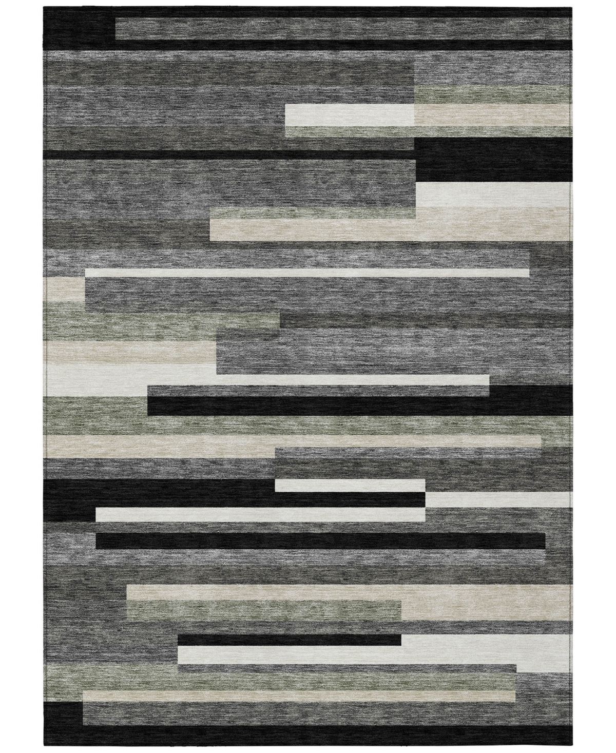 Addison Chantille Acn766 3'x5' Area Rug In Black