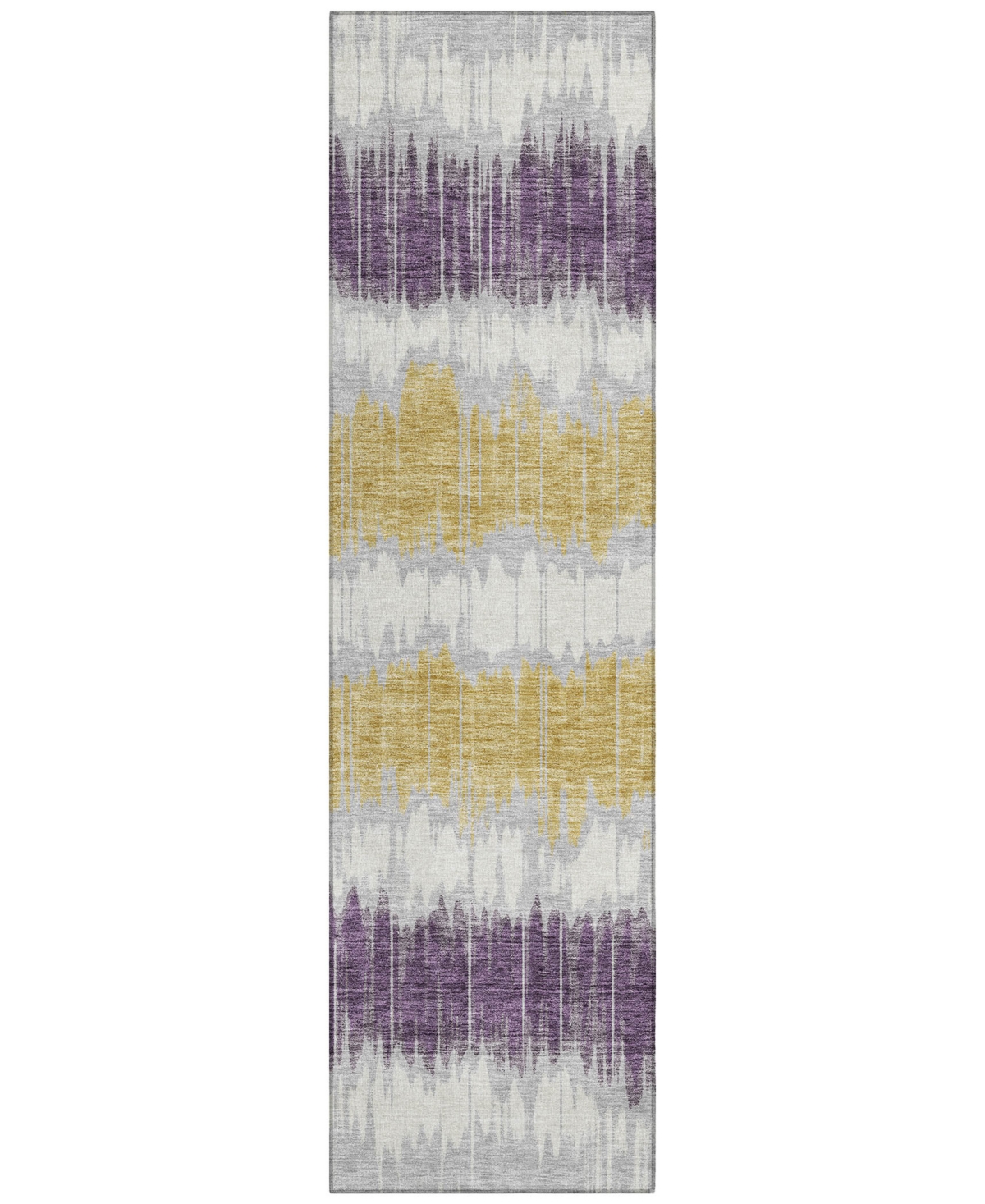 Addison Chantille Acn755 2'3"x7'6" Runner Area Rug In Silver