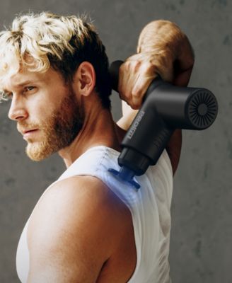 PROfit Percussion Muscle Massage Gun, Rechargeable Deep Tissue Full-Body Massager with Multiple Attachments 