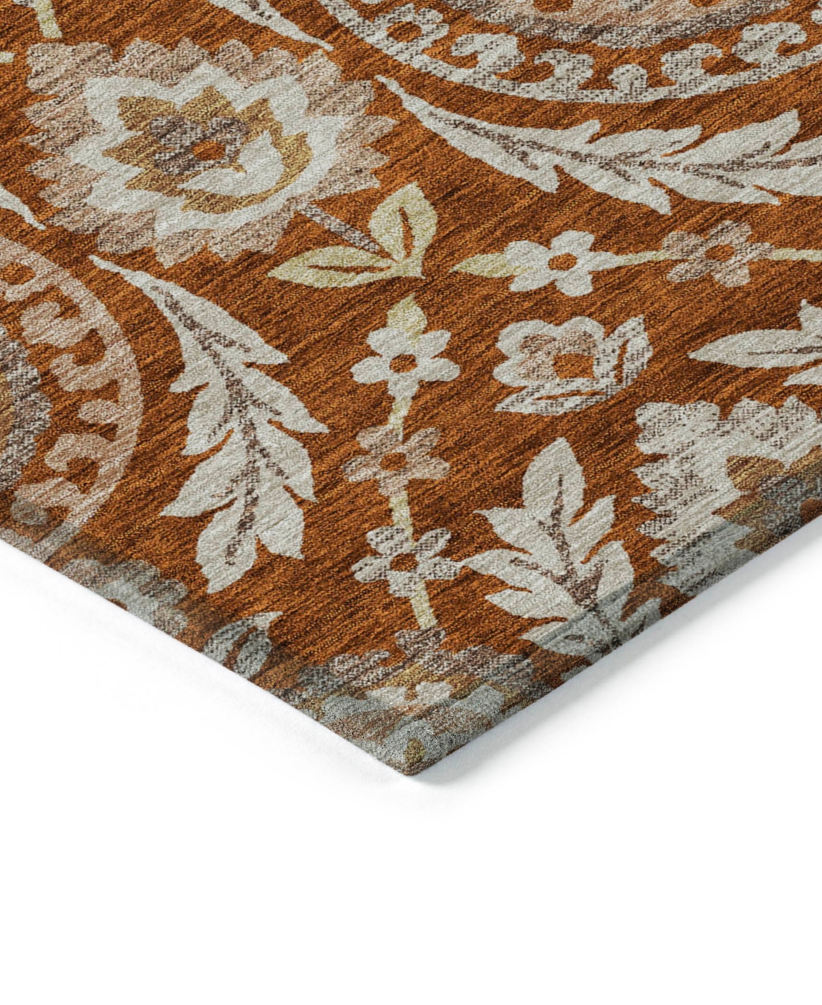 Addison Chantille Acn751 9'x12' Area Rug In Paprika