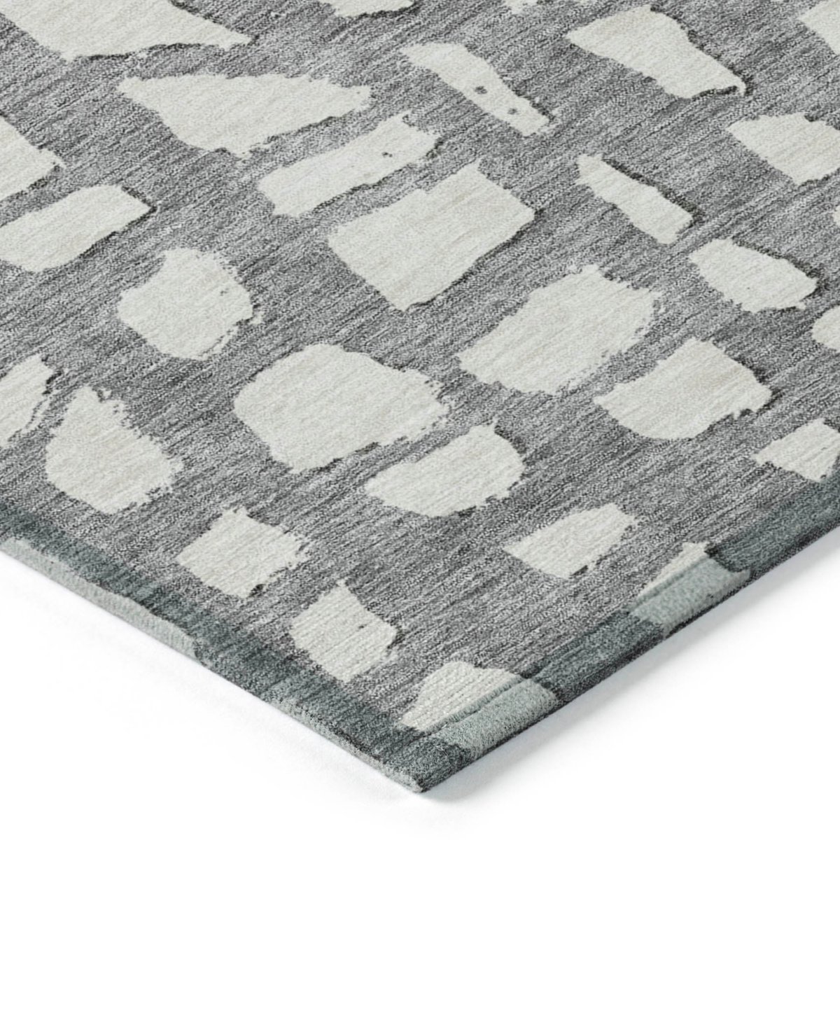Addison Chantille Machine Washable Acn754 8'x10' Area Rug In Gray