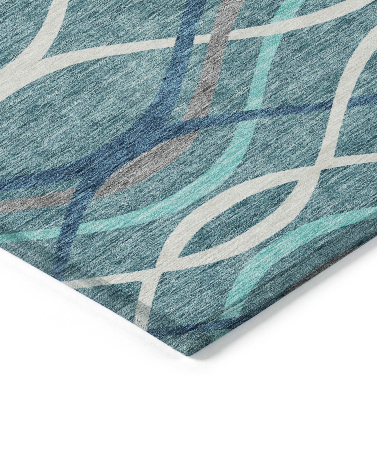 Addison Chantille Acn757 8'x10' Area Rug In Teal