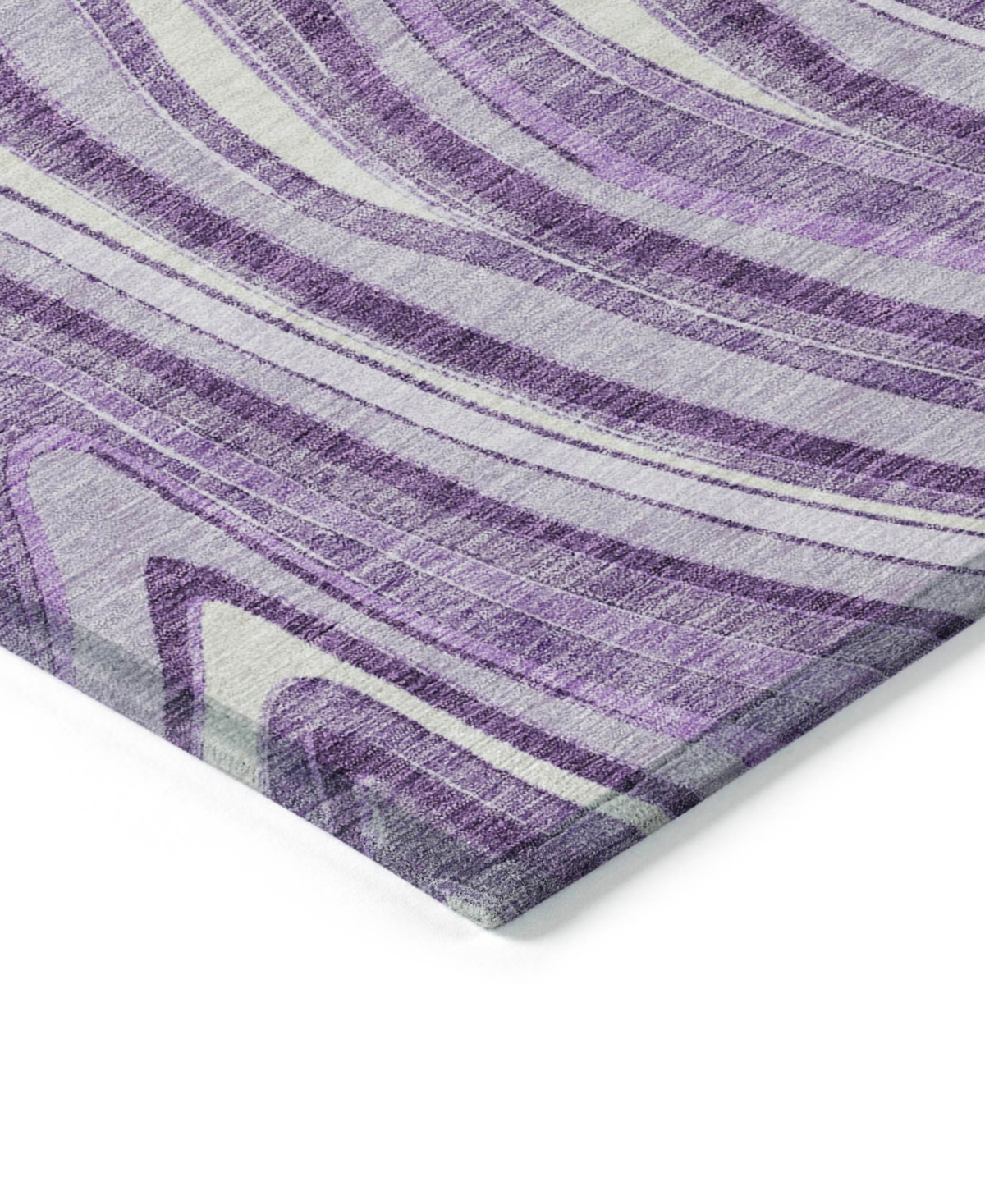 Addison Chantille Acn756 2'6"x3'10" Area Rug In Lavender