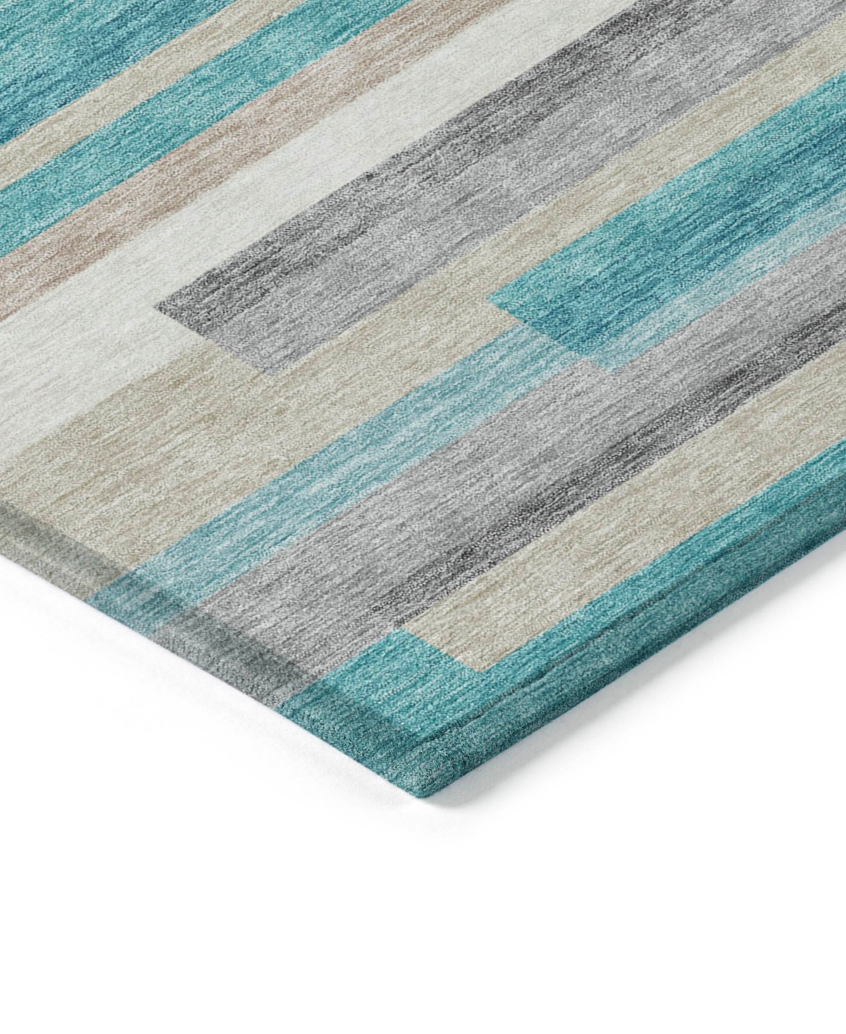 Addison Chantille Acn766 2'3"x7'6" Runner Area Rug In Teal