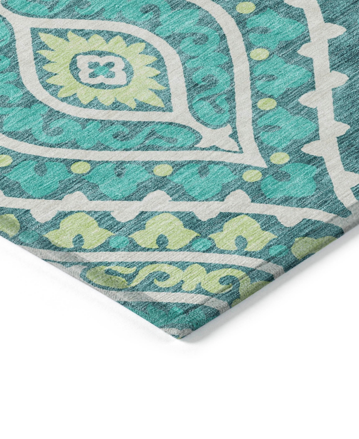 Addison Chantille Acn761 2'3"x7'6" Runner Area Rug In Teal