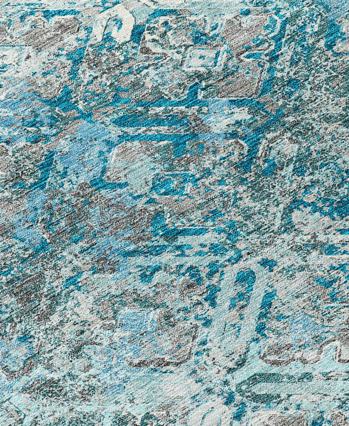 Addison Chantille Machine Washable Acn768 8'x10' Area Rug In Teal