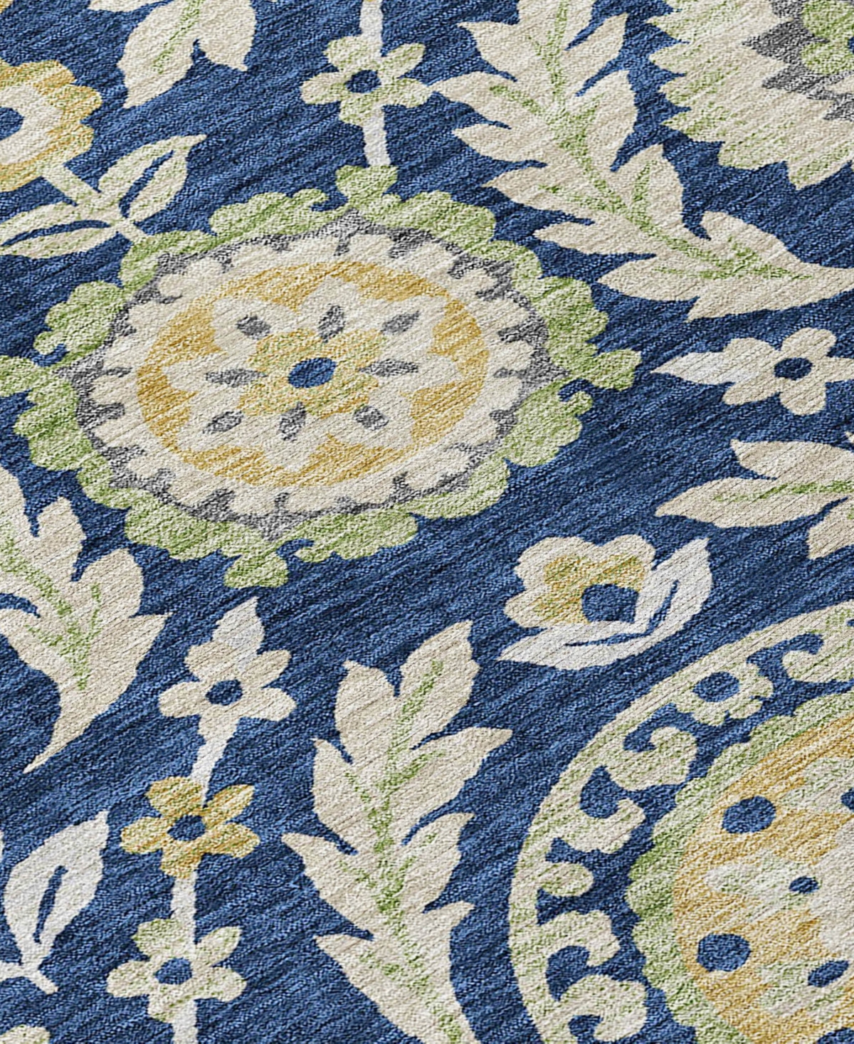 Addison Chantille Machine Washable Acn751 8'x10' Area Rug In Navy