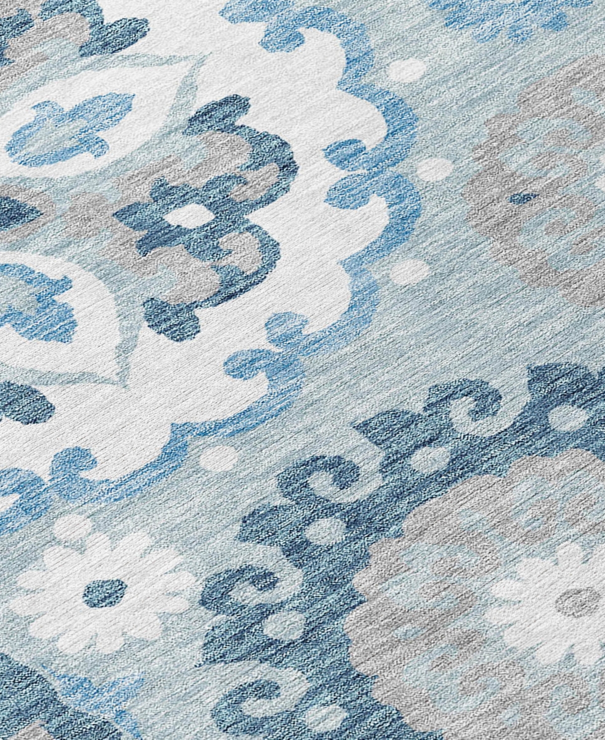 Addison Chantille Machine Washable Acn763 2'6"x3'10" Area Rug In Mist