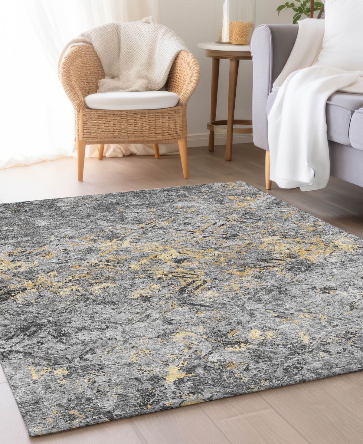 Addison Chantille Acn768 8'x10' Area Rug In Gray