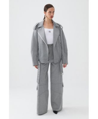 Women's Oversized Double-Breasted Coat