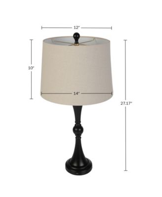 27.17" USB Charging LED Table Lamp Set