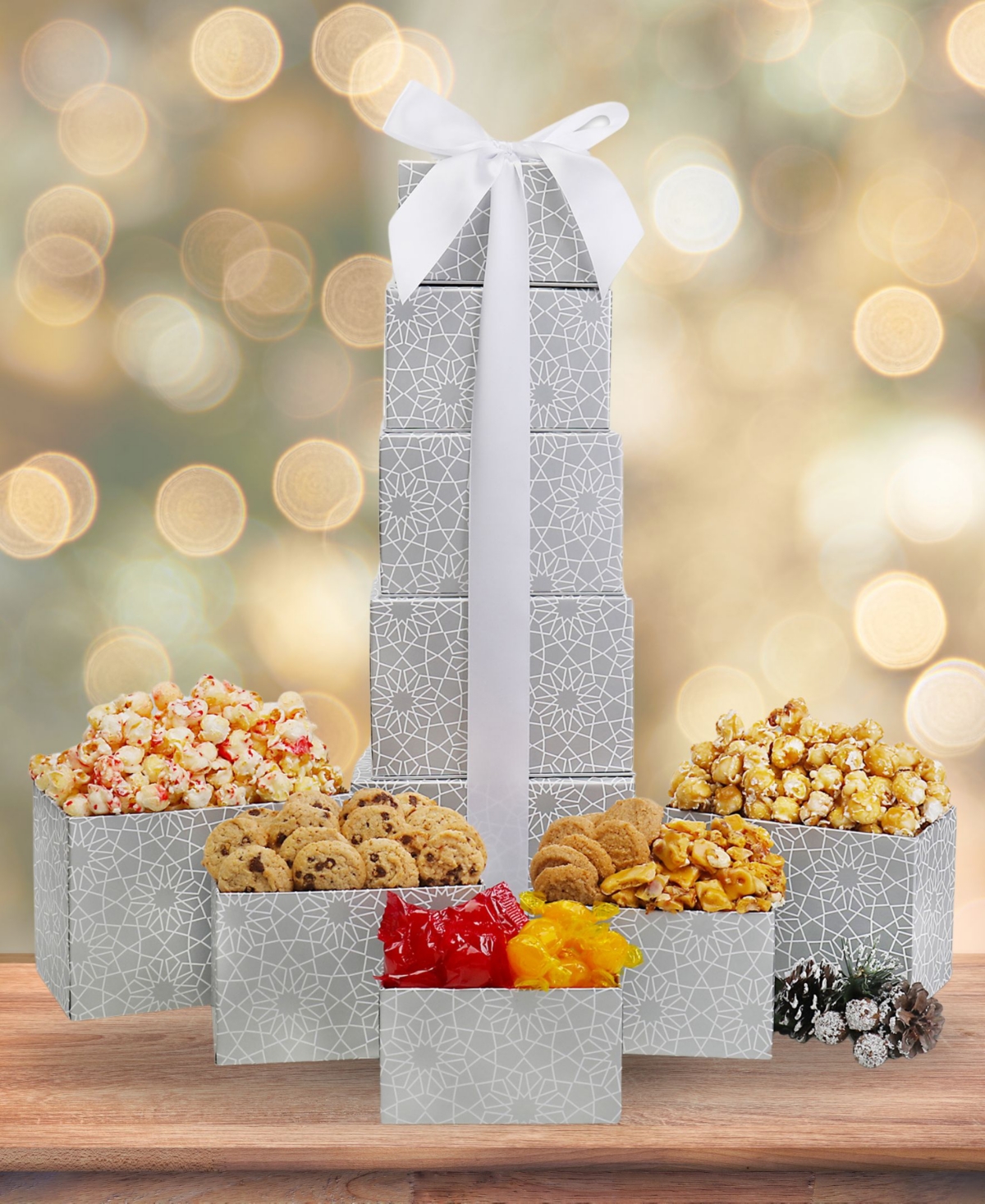 Alder Creek Gift Baskets Ultimate Holiday Gift Tower, 8 Piece