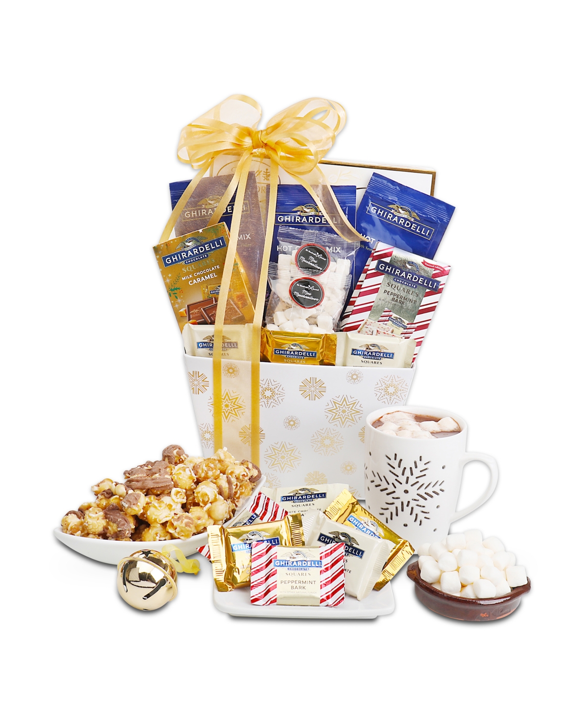 Alder Creek Gift Baskets Ghirardelli Chocolate Holiday Gift Basket, 10 Piece