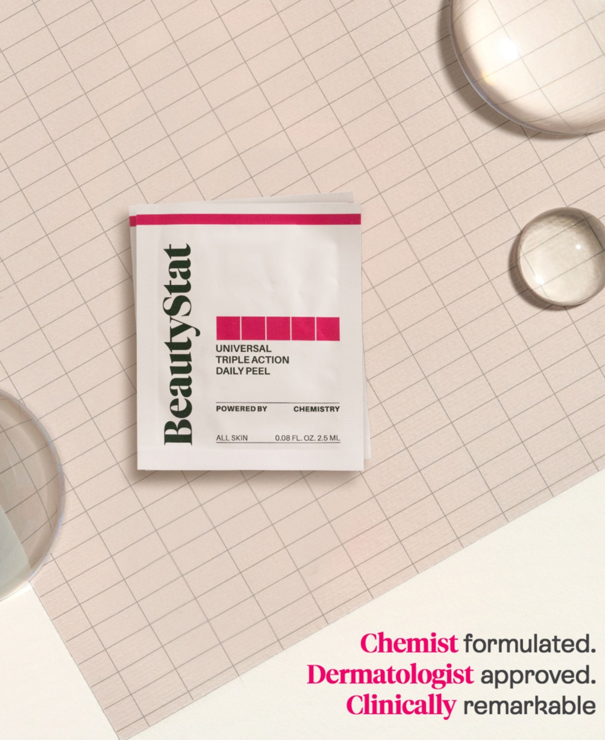 Beautystat Universal Triple Action Daily Peel Pads, 10-pk. In No Color