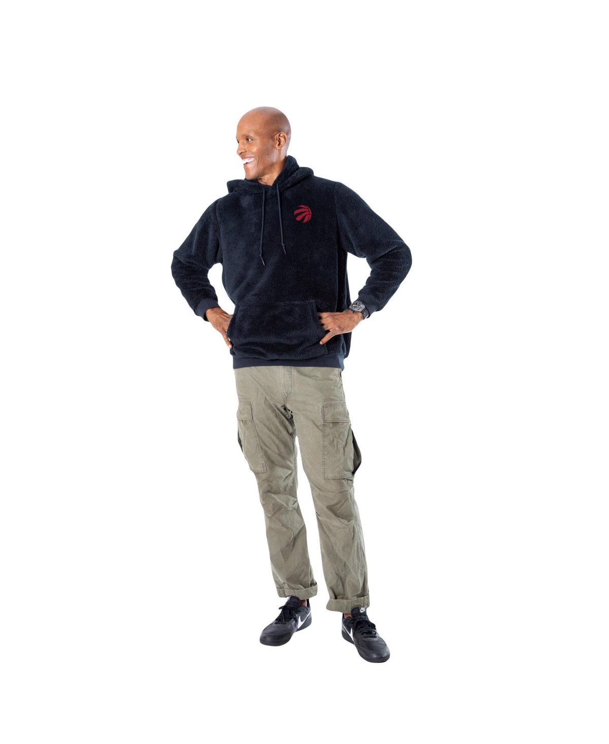 Jill Martin Men's and Women's The Best Hoodie in the WorldToronto Raptors Oversized Lounge Pullover Hoodie - Black