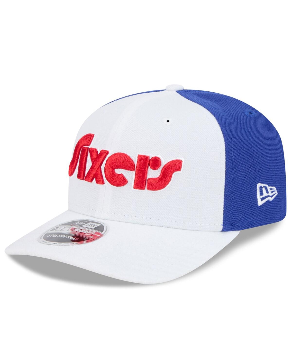 New Era Men's White Philadelphia 76ers 2024/25 City Edition 9seventy Stretch-snap Hat In White