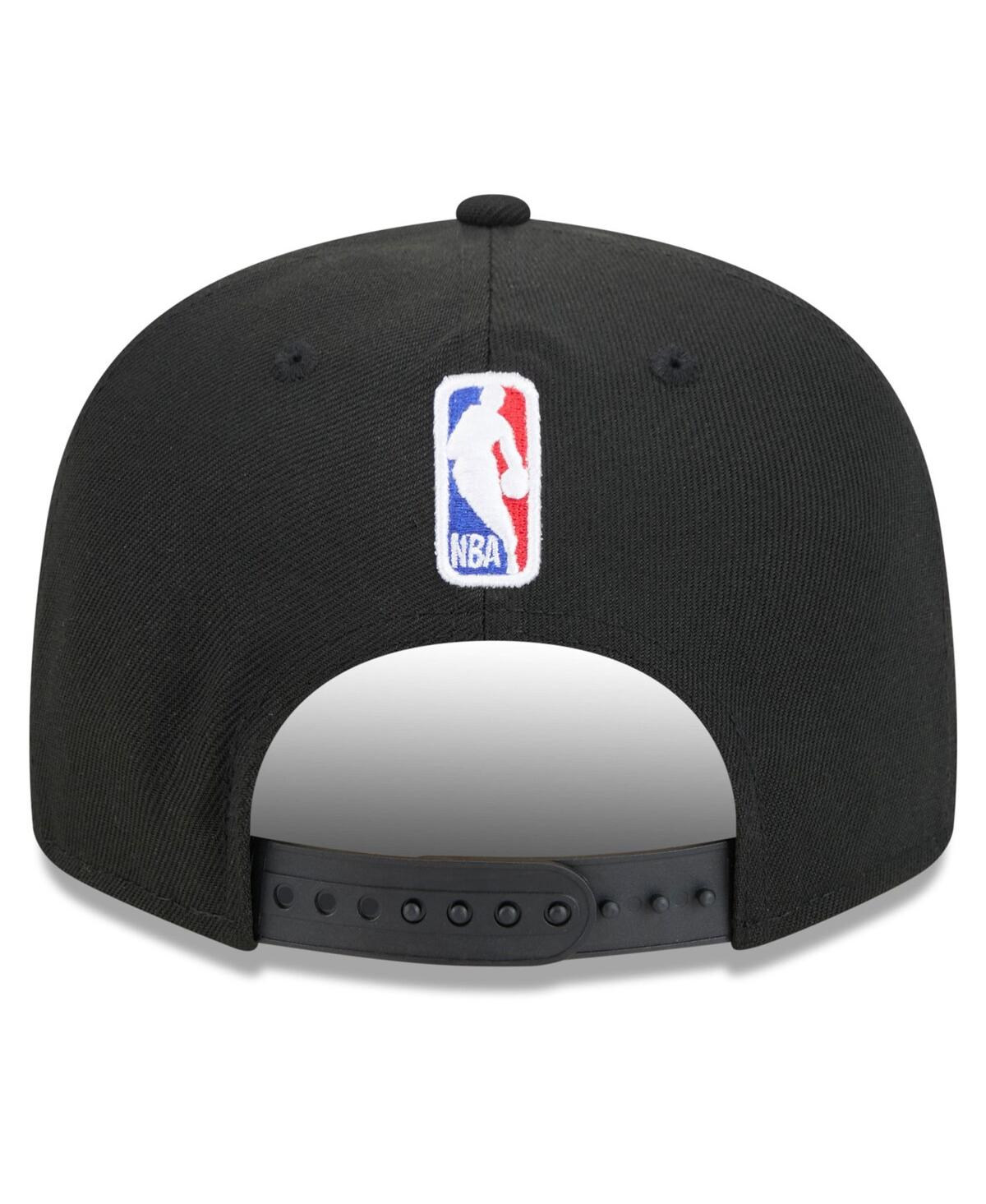 NEW ERA MEN'S BLACK LA CLIPPERS 2024/25 CITY EDITION ALTERNATE 9FIFTY SNAPBACK HAT 