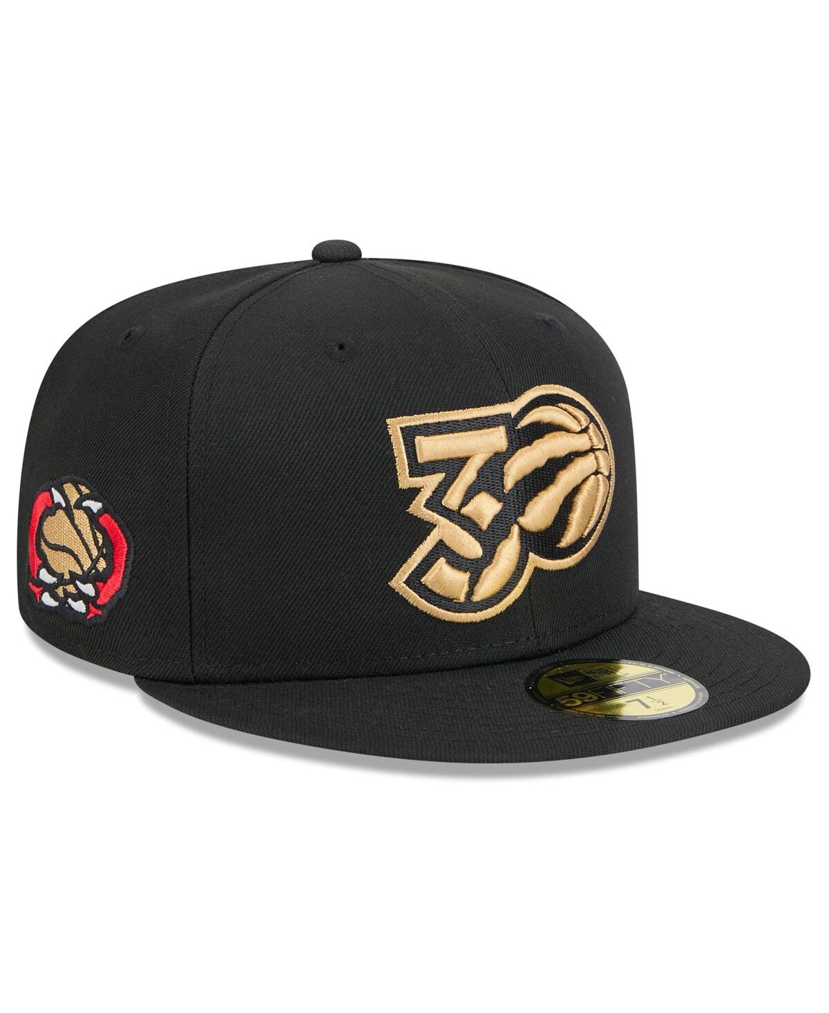 Shop New Era Men's Black Toronto Raptors 2024/25 City Edition Alternate 59fifty Fitted Hat