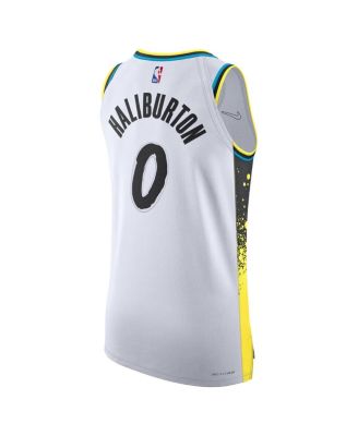 ウェア Indiana Pacers Haliburton GameJersey M Adult Indiana Pacers #0 Tyrese Haliburton Icon Swingman
