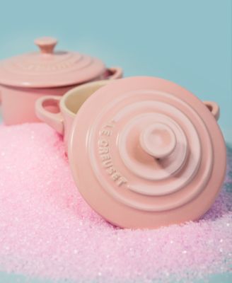 Figural Heart Collection Stoneware 8 oz. Mini Round Cocotte