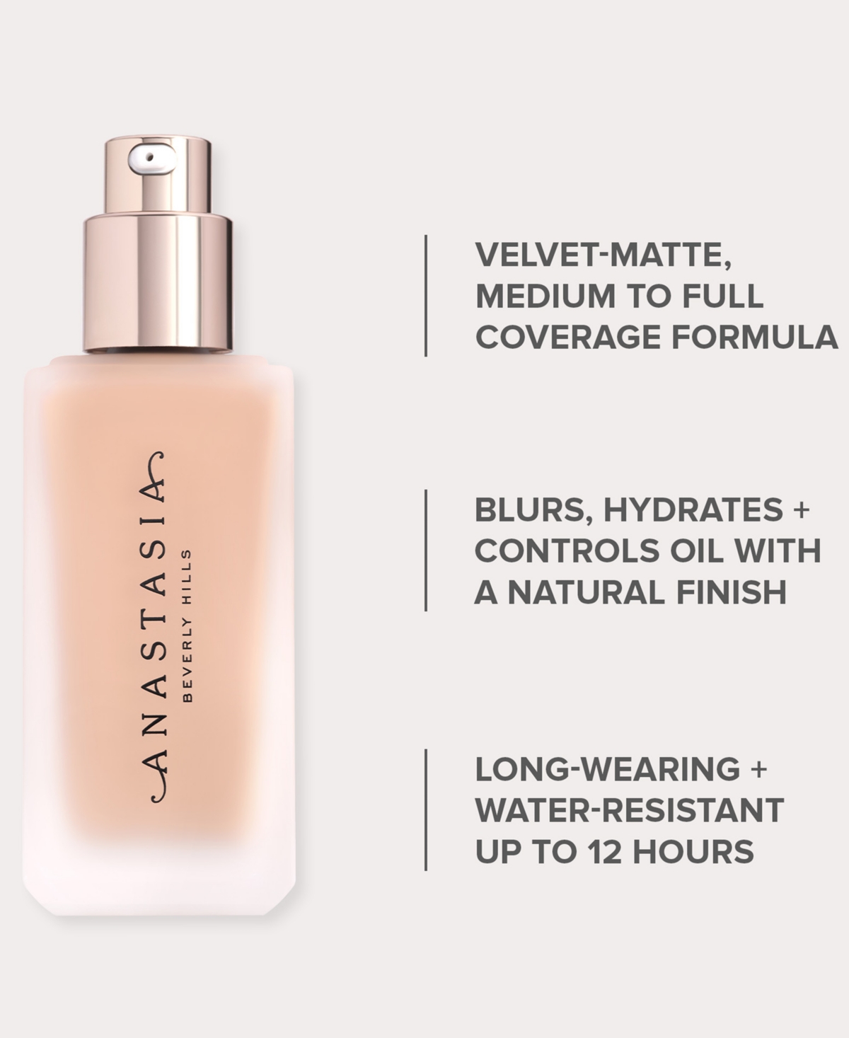 Anastasia Beverly Hills Impeccable Blurring Second-skin Matte Foundation In Shade 14 - 4n
