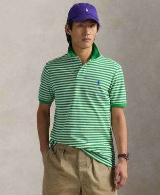 Polo Ralph Lauren - Men's Classic-Fit Striped Mesh Polo Shirt