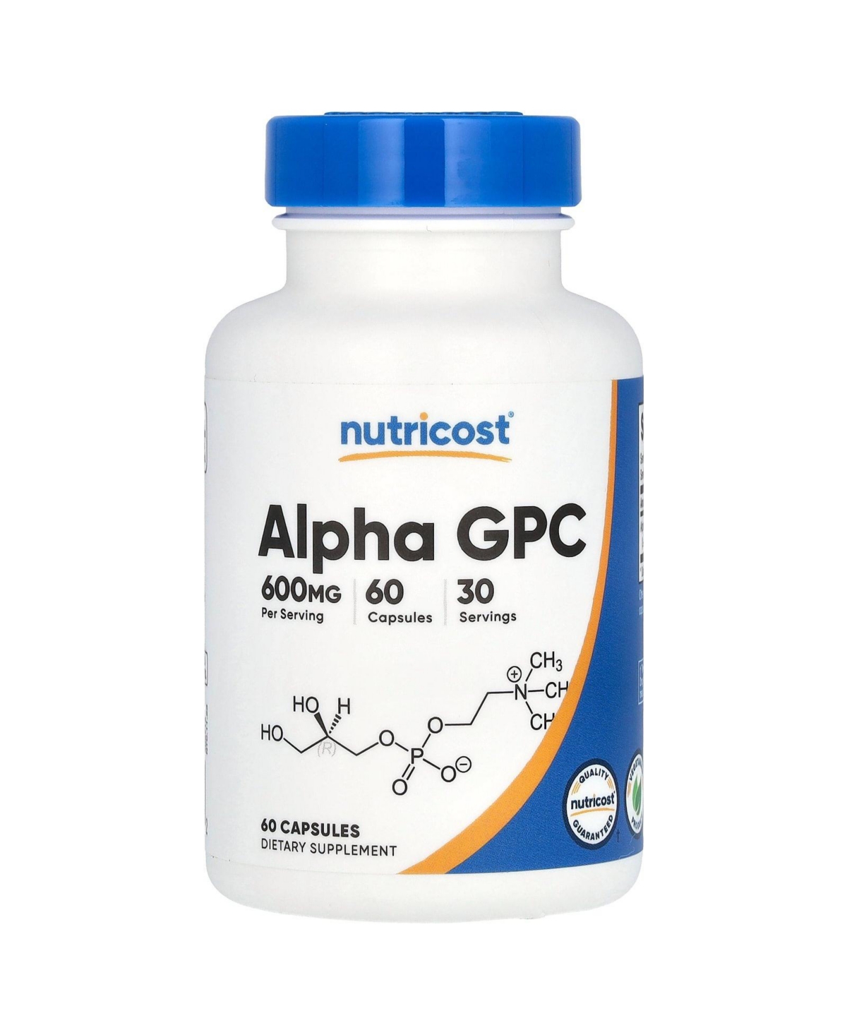 Alpha Gpc - 60 Capsules (300 mg per Capsule)