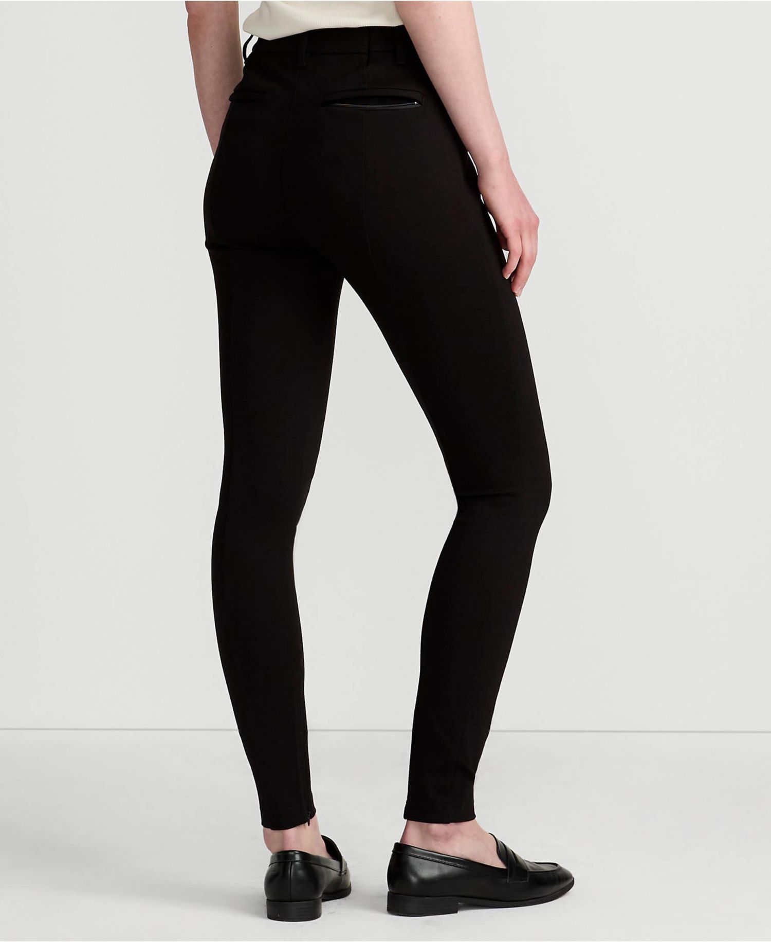 Women's High Rise Ponte Polished Leggings