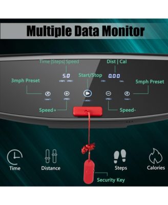 Folding Electric Treadmill 3.0HP Exercise Running Machine w/ App Control