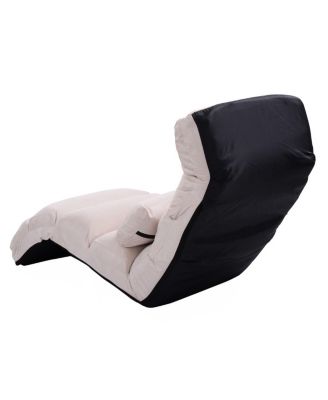 Folding Lazy Sofa Chair Stylish Sofa Couch Beds Lounge Chair W/Pillow