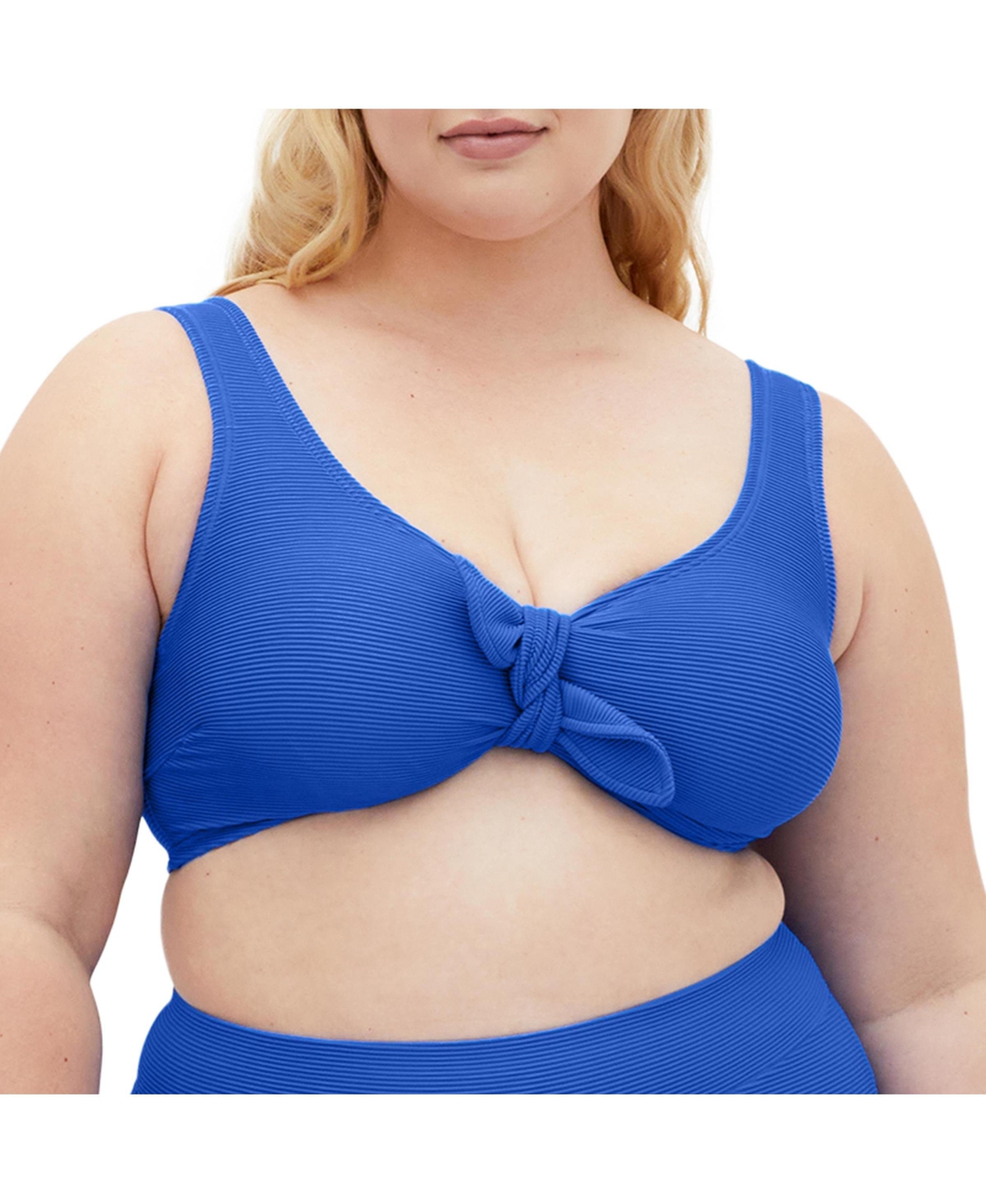 Plus Size Valencia Underwire Bikini Top - Black