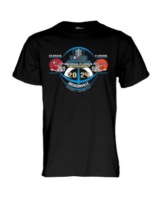 Men's and Women's Black Florida Gators vs. Georgia Bulldogs 2024 Rivalry Matchup T-Shirt