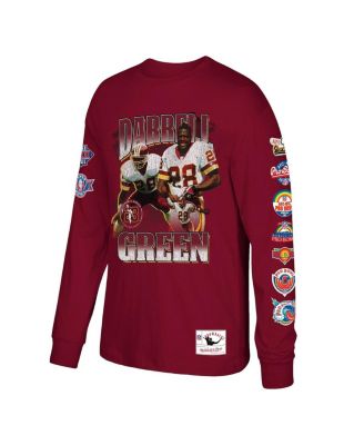 Men's Darrell Green Burgundy Washington Commanders Player Graphic Long Sleeve T-Shirt