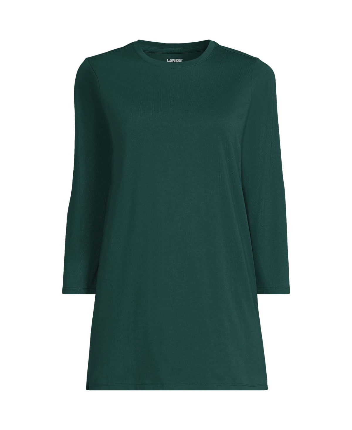 Lands' End Women's 3/4 Sleeve Cotton Supima Tunic