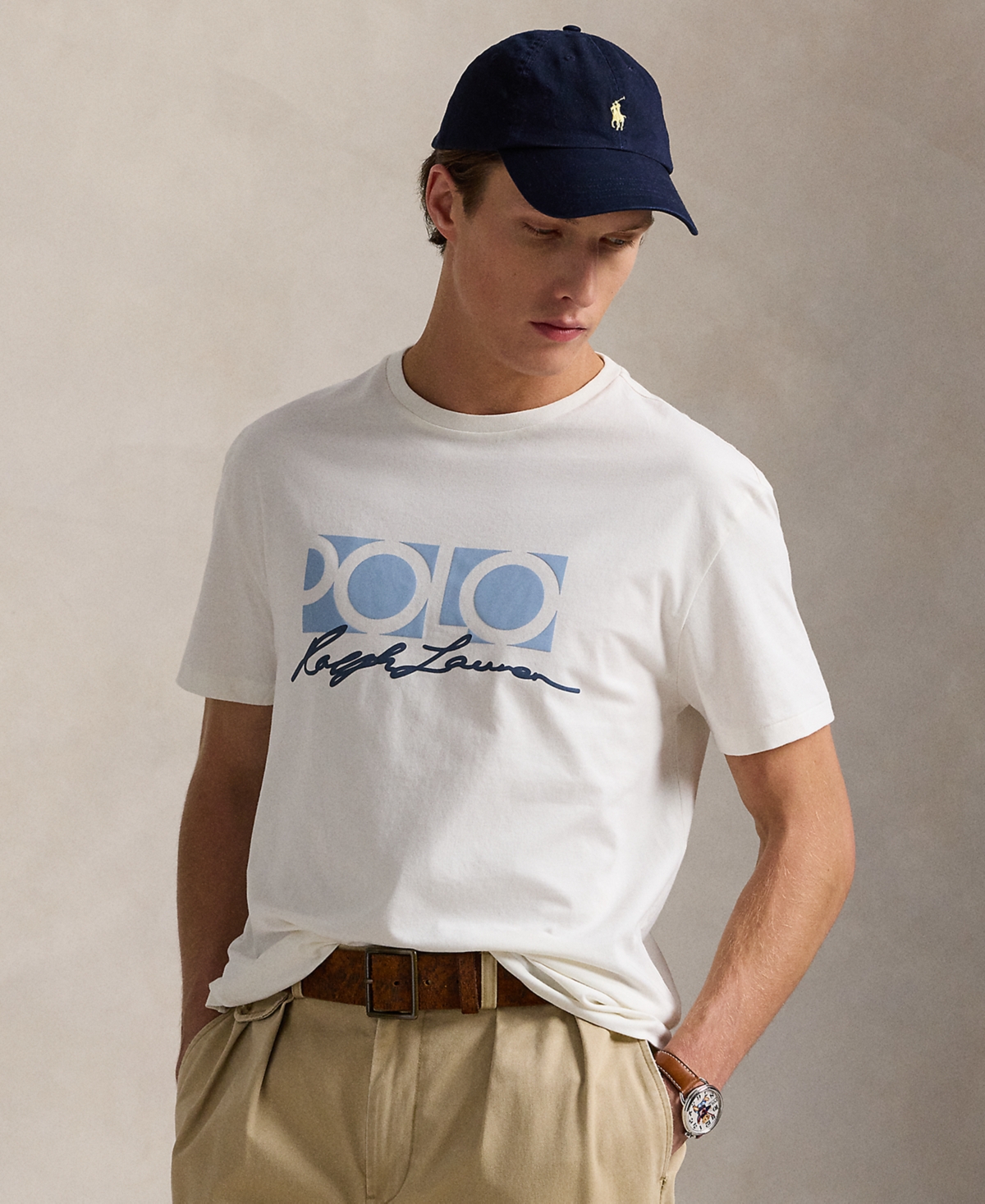 Polo Ralph Lauren Men's Classic-Fit Jersey Graphic T-Shirt